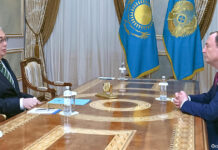 Глава государства принял генерального директора агрофирмы «Родина» Ивана Сауэра