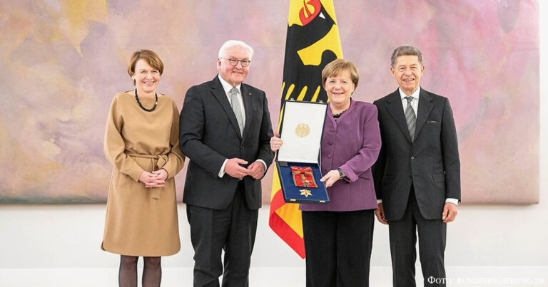 Ангела Меркель удостоена высшей награды Германии