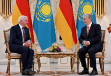 Президенты Казахстана и Германии провели переговоры в формате тет-а-тет Франк-Вальтер Штайнмайер, Касым-Жомарт Токаев