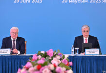 Касым-Жомарт Токаев и Франк-Вальтер Штайнмайер приняли участие в Форуме ректоров казахско-немецких вузов