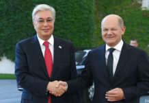 Президент Казахстана встретился с Канцлером Германии