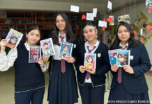 Герои комиксов просвещают школьников