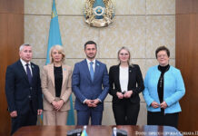 Депутат Бундестага Натали Павлик встретилась с казахстанскими сенаторами