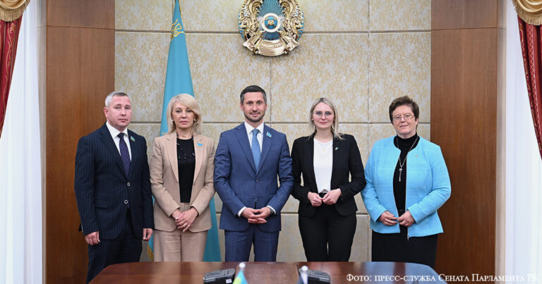 Депутат Бундестага Натали Павлик встретилась с казахстанскими сенаторами