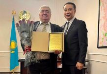 Аким города поздравил с 70-летним юбилеем выдающегося врача города Костаная и области — Ивана Янцена