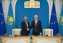 Касым-Жомарт Токаев и Антониу Кошта выступили с совместным заявлением