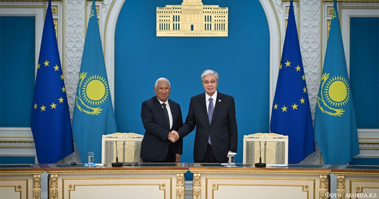 Касым-Жомарт Токаев и Антониу Кошта выступили с совместным заявлением