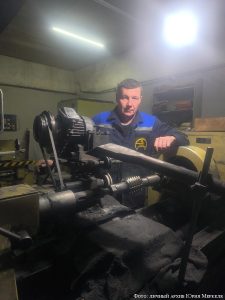 Юрий Евгеньевич Меркель на рабочем месте