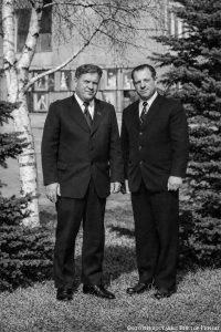 Братья Яков (слева) и Вальтер (справа) Геринг. 1979