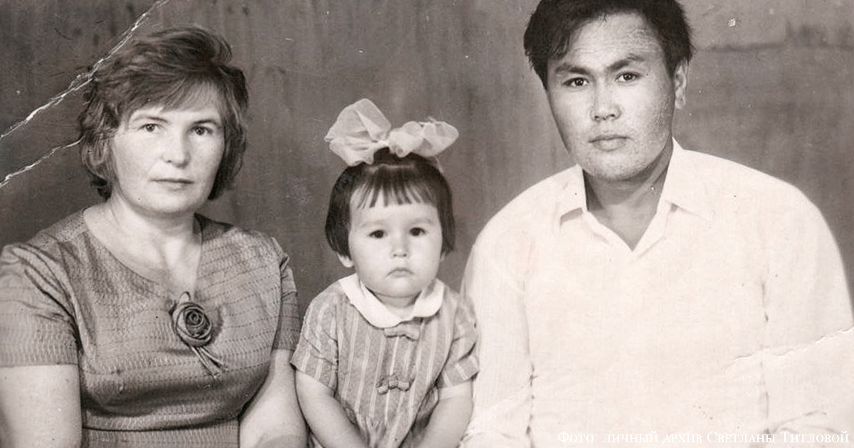 Июнь 1968 г. маленькая Света с родителями