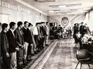 фойе ДК в совхозе