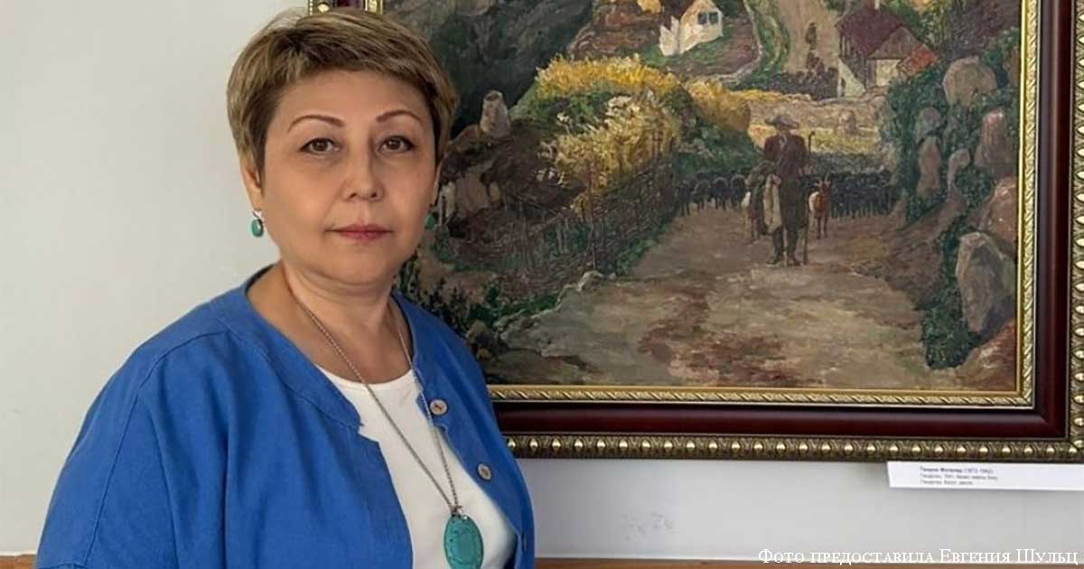 Директор музея ИЗО Кудабаева Бибигуль Сагинтаевна