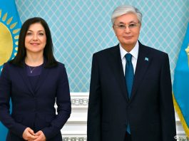 Президент Казахстана принял Федерального министра экономики и энергетики Германии Катерину Райхе Катерина Райхе