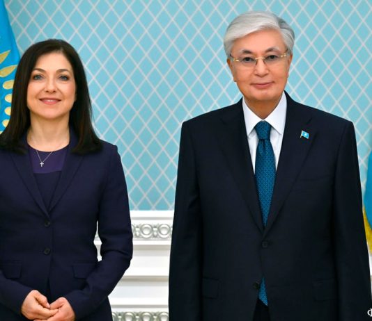 Президент Казахстана принял Федерального министра экономики и энергетики Германии Катерину Райхе Катерина Райхе