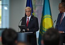 Касым-Жомарт Токаев и Фридрих Мерц провели брифинг для представителей СМИ