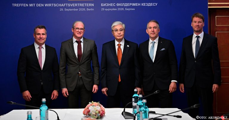 Касым-Жомарт Токаев провел встречу с руководителями группы Deutsche Bahn в Берлине