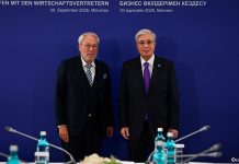 Президент Касым-Жомарт Токаев принял председателя наблюдательного совета Aurubis AG Фрица Варенхольта