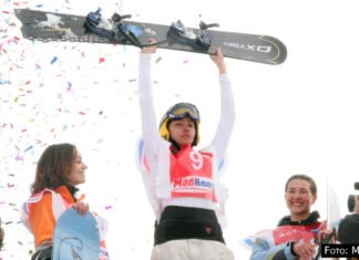 Snowboards, Sieger, Sonnenschein