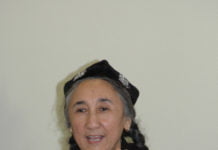 Olympische Fackel bei den Uiguren