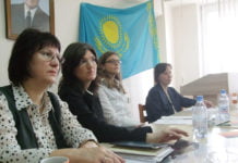 Studenten suchen das Gespräch