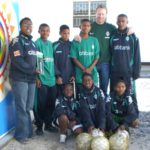 Trainingsanzüge für die Township-Mannschaft in Vrygrond nördlich von Kapstadt.