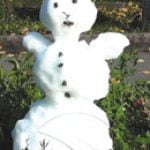 Der Schneemann: Ein Symbol der Verg&auml;nglichkeit.