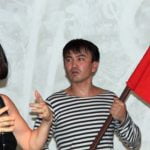 Ehemalige Schauspieler des DTA in den zuk&uuml;nftigen R&auml;umen des Goethe-Instituts