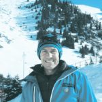 Peter Weber auf dem Talgar-Pass oberhalb von Shymbulak.