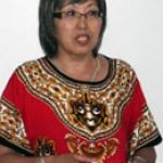 Maira Abenowa, Leiterin der Assoziation &ldquo;DOM&ldquo; und Mitorganisatorin des Seminars.