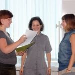 Zum Schluss freuen sich alle &uuml;ber die gelungenen Ergebnisse