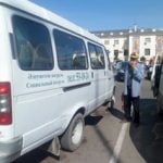 Die Sozialistreife f&auml;hrt typische Aufenthaltsorte von Obdachlosen ab.