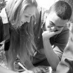 Schüler beim Workshop.