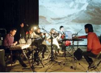 Gletscher in der kasachischen Sauna