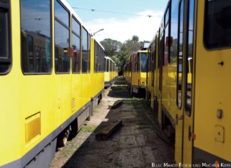 Berliner Trams rumpeln durch Almaty