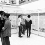 Studenten der Gumiljow-Universit&auml;t blichereindie Zukunft.