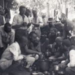 Milit&auml;rische Verpflegung im usbekischen Fergana. | Bild: Autor