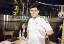 Fußballfan mit großen Erwartungen