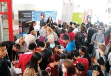 Andrang in deutscher Ecke