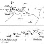 Transport in die Gefangenschaft | Zeichnung von Erich Schindler