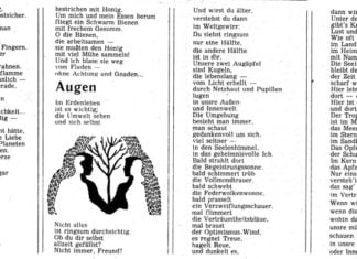 Ich kehre nie zurück…