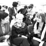 DeutschlehrerInnen und G&auml;ste bei Gruppenarbeit und Gedankenaustausch. | Bild: Eldar Zekrist