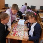 Die Klasse 5A beim Projekt &bdquo;Gesundes Essen&ldquo;