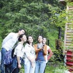 Ein Selfie mit (v.l.n.r.) Turonbek Kozokov, Sobira Majidowa (UZ), Kamila Dawlatzoda (TJ), Hilola Yuldashewa (UZ), Schachnosa Bachtijarowa (TJ) | Bild: Violetta Bat