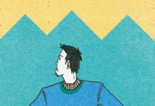 Unter dem Bild eines toten Hundes