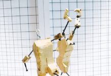 Monumentales Symbol sowjetischer Propaganda