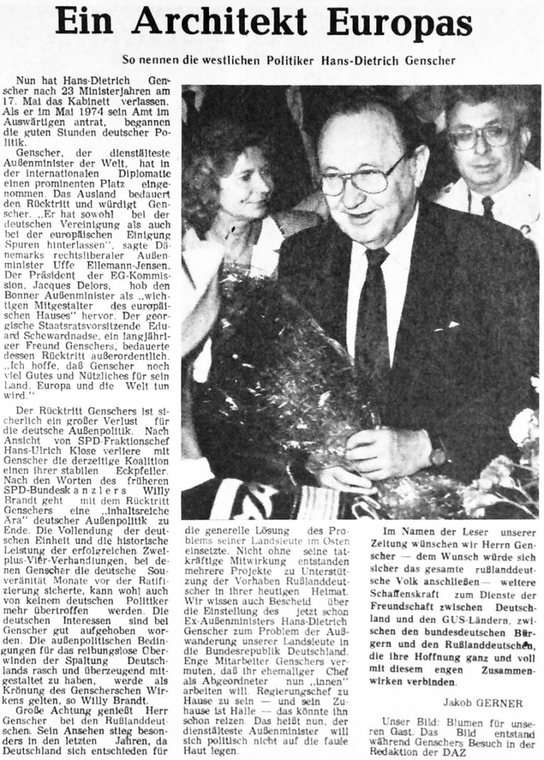 Ein Architekt Europas