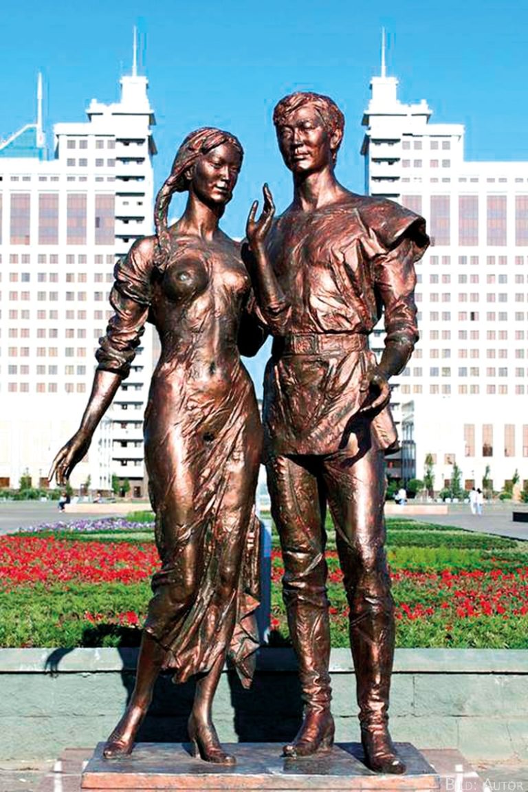 Barbusige Statue erweckt Unruhe in Astana
