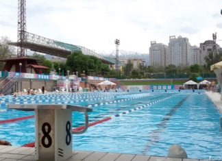 Schwimmbadwasser beflügelt