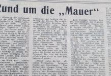 Rund um die „Mauer” Rund um die „Mauer”