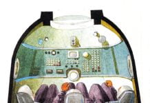 Techno-wissenschaftlicher Abfall und gestickte Kleinode